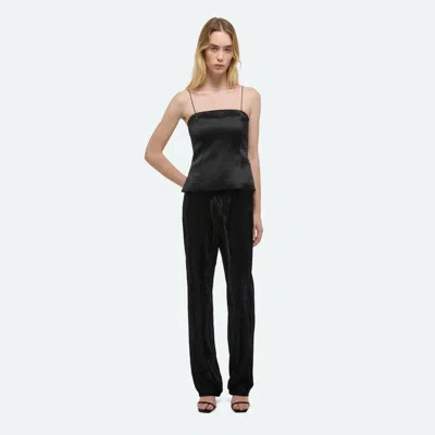 Helmut Lang Minimal Slip Top In Black