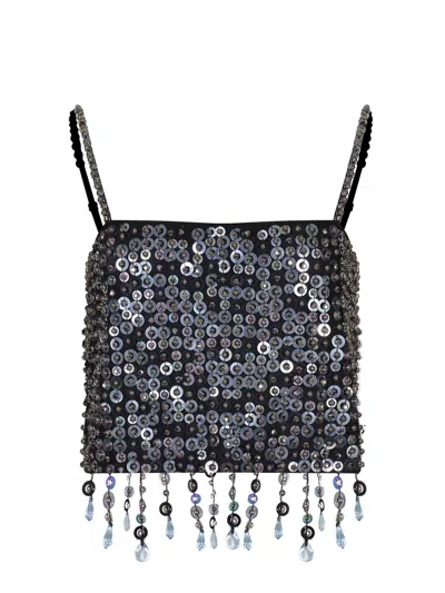 Pinko Top  "pongo" In Gray