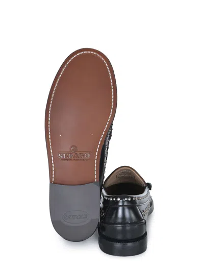 Sebago Mocassino Dan Studs 902 Black In Black