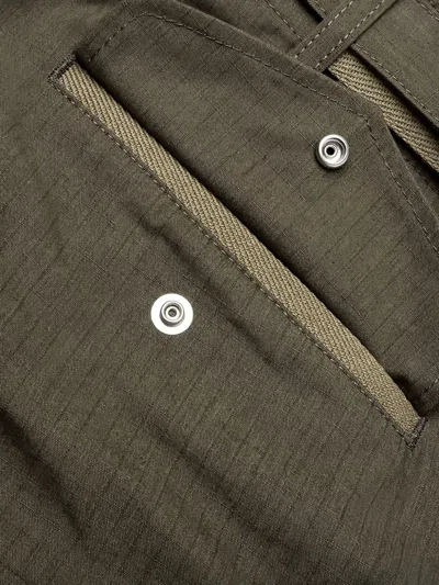 Sacai Ripstop Belted Trousers In Gray