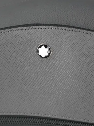 Pre-owned Montblanc Sartorial Backpack In Gray