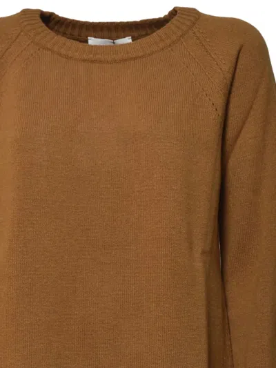 Solotre Raglan-sleeve Sweater In Brown