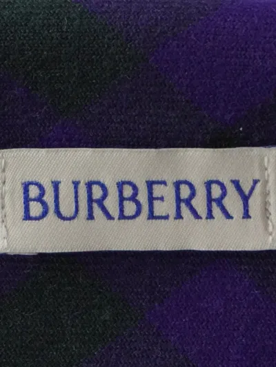 Pre-owned Burberry Wool Kilt Skirt In Black