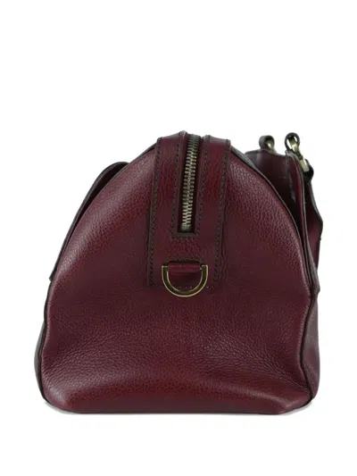 Pre-owned Cartier Leather Shoulder Bag In Red