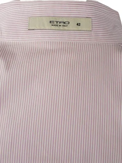 Pre-owned Etro Vintage Striped Shirt In Pink