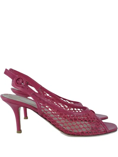 Pre-owned Gianvito Rossi 70mm Carolina Heeled Sandals In Pink