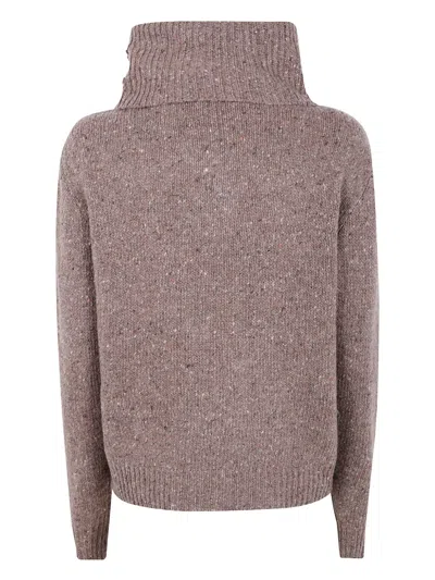Ralph Lauren Buckle Halterneck Sweater In Multi