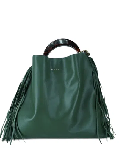 Pre-owned Marni Venice Tote Bag In Green