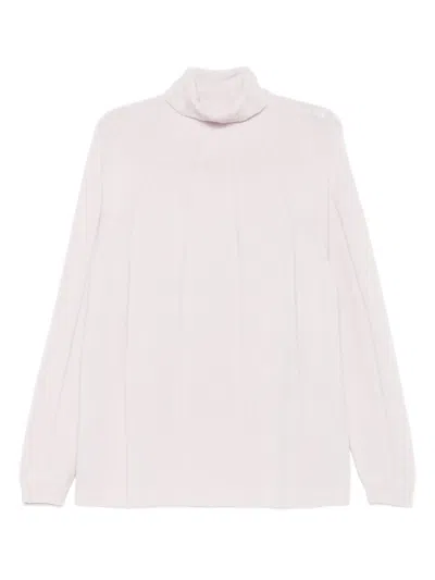 Le Tricot Perugia Roll-neck Sweater In Animal Print