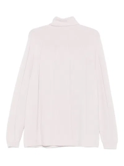 Le Tricot Perugia Roll-neck Sweater In Animal Print