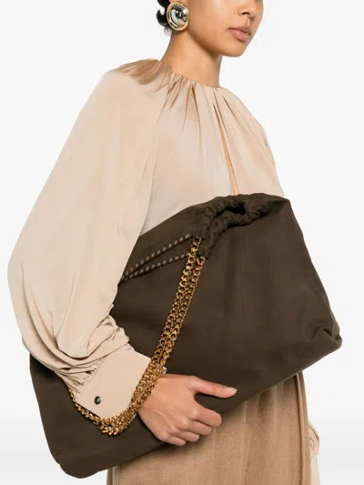 Stella Mccartney Tote Falabella Bag In Brown Vegan Leather In Brown