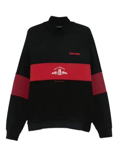 Willy Chavarria Colourblock Mock-neck Sweater In Multi