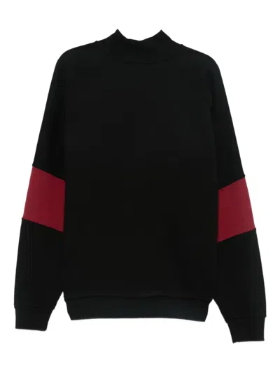 Willy Chavarria Colourblock Mock-neck Sweater In Multi