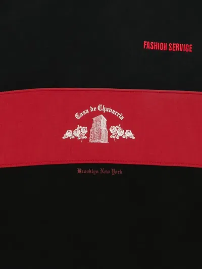 Willy Chavarria Colourblock Mock-neck Sweater In Multi