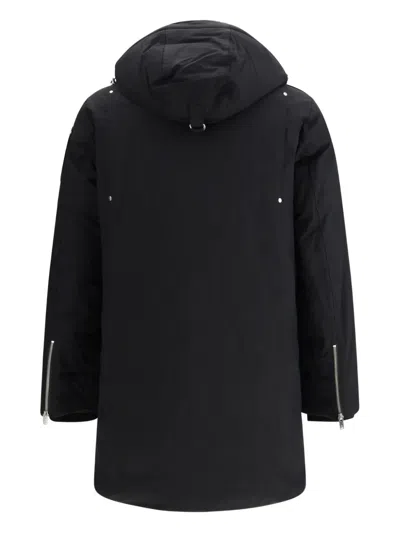 Moose Knuckles "original Shearling" Parka In Black
