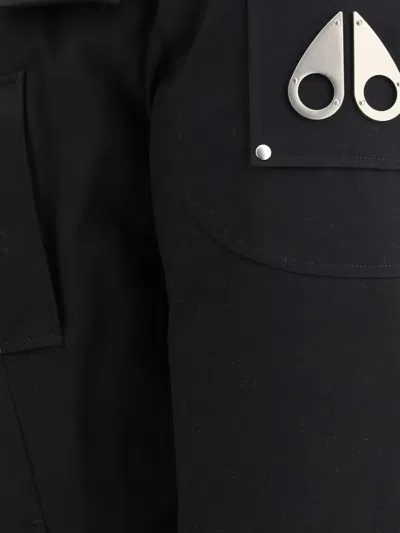 Moose Knuckles "original Shearling" Parka In Black