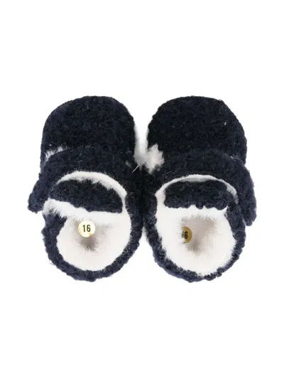 Douuod Wool Pre-walkers In Blue