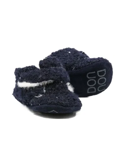 Douuod Wool Pre-walkers In Blue