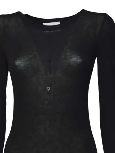 Solotre Long-sleeve T-shirt In Black