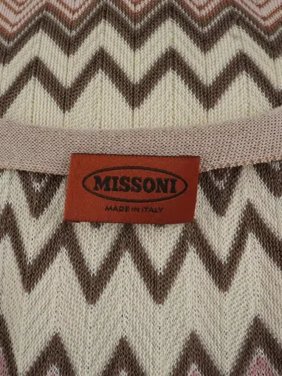 Pre-owned Missoni Zig-zag Sleeveless Dress In Neutral