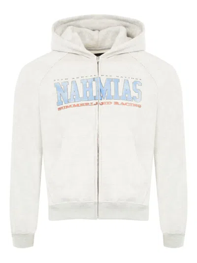Nahmias Competition Girlfriend Zip-up Hoodie In Gray