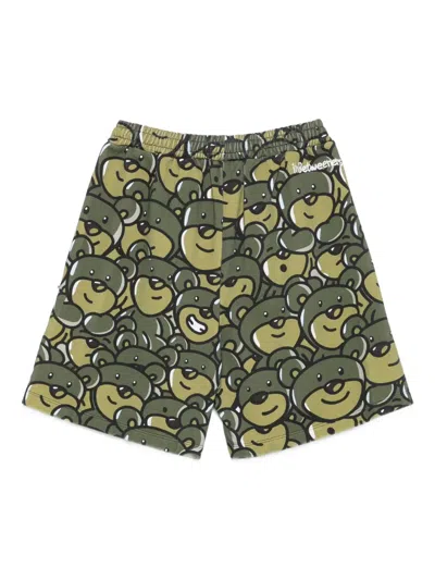 Inbetweeners Printed Shorts In Green