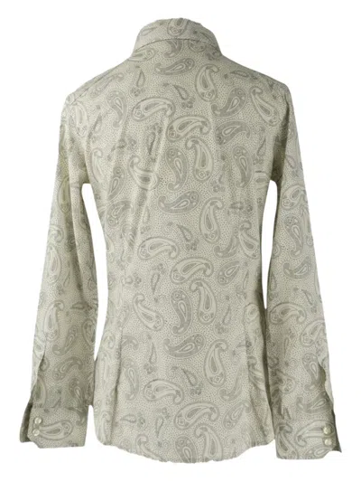Pre-owned Etro Vintage Paisley-print Shirt In Neutral
