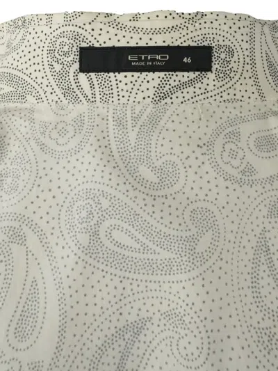 Pre-owned Etro Vintage Paisley-print Shirt In Neutral