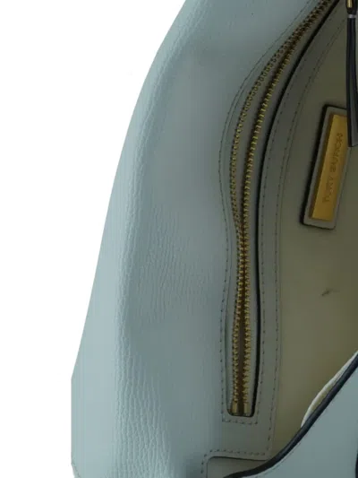 Pre-owned Tory Burch Leather Clutch Bag In Blue