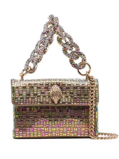 Kurt Geiger Kensington Eagle Head Mini Bag In Gold