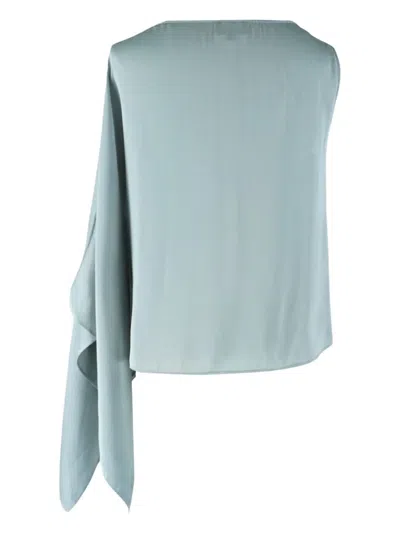 Pre-owned Giorgio Armani Silk Blouse In Blue