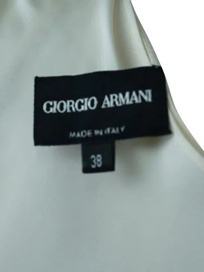 Pre-owned Giorgio Armani Silk Blouse In Neutral