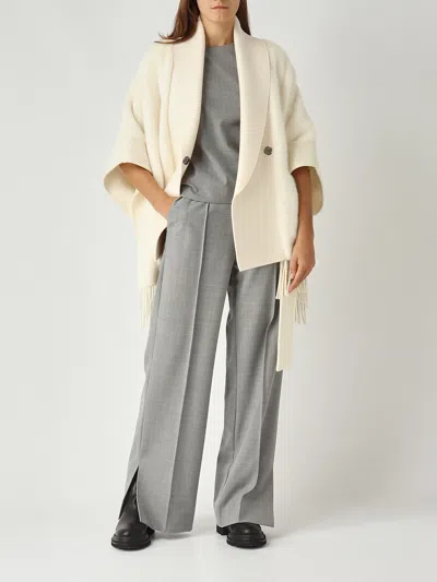 Violanti Mantella In Lana Jacket In Animal Print