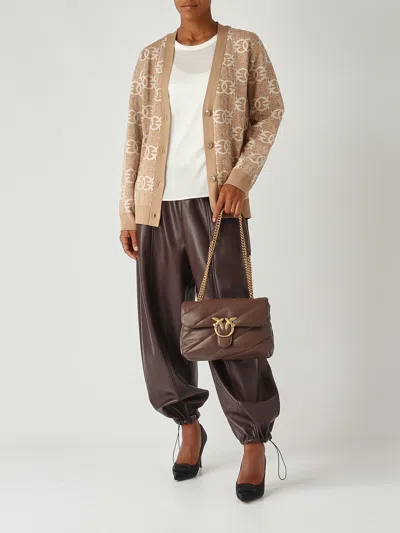 Pinko Farida Blusa Satin Blouse In White