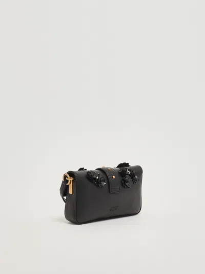 Pinko Love One Slouchy Baby Clutch In Black