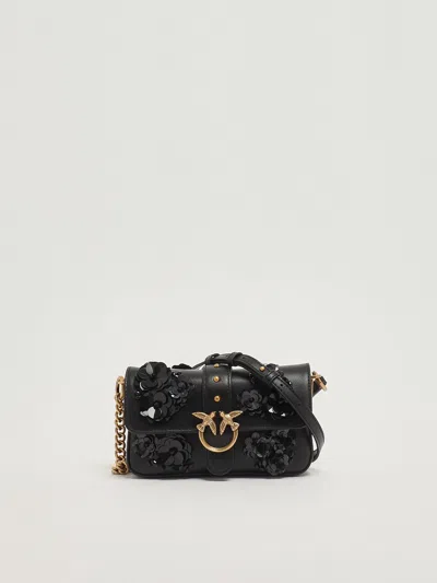 Pinko Love One Slouchy Baby Clutch In Black