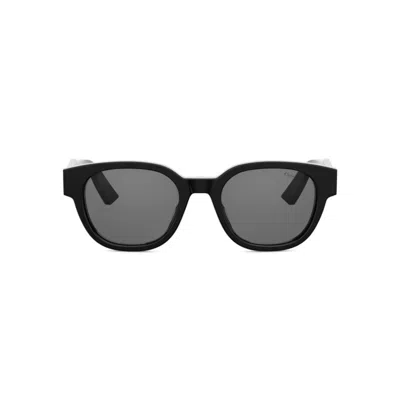 Dior Christian  Label R1i Sunglasses In Black