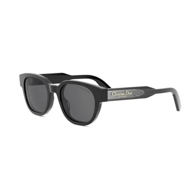 Dior Christian  Label R1i Sunglasses In Black