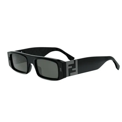Fendi Fe40181i Ff Squared 01a Nero Sunglasses In Black