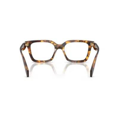 Prada Square-frame Tortoiseshell Glasses In Multi