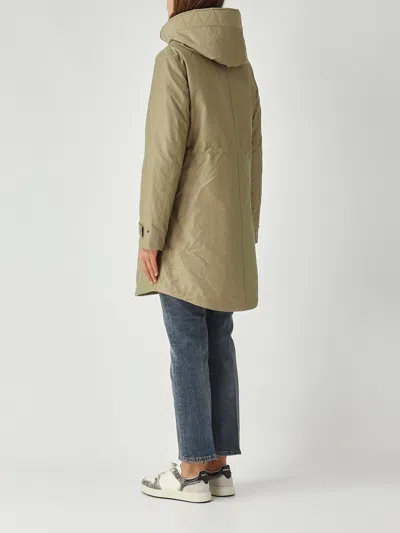 Woolrich Authentic 3 In 1 Parka Raincoat In Animal Print