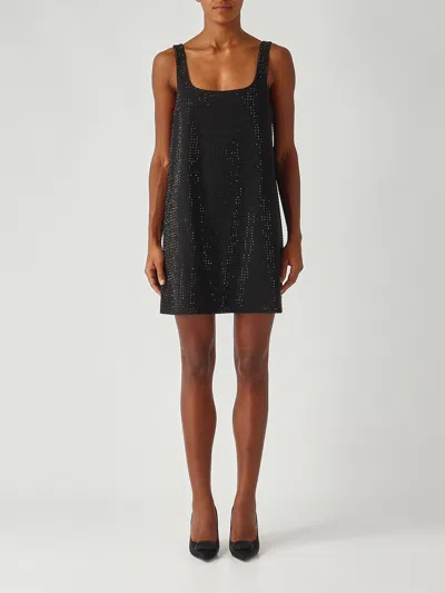 Pinko Black Aroa Dress In Black