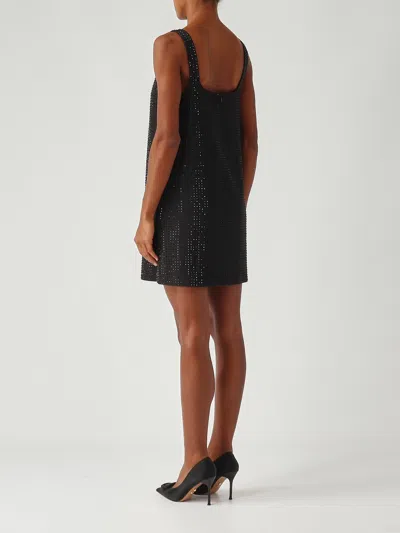 Pinko Black Aroa Dress In Black