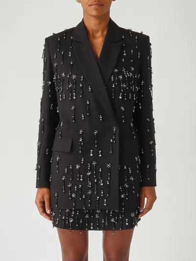 Pinko Pallauovo Giacca Poly Blazer In Black