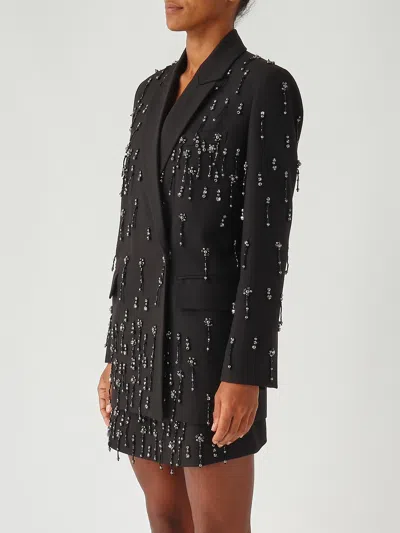 Pinko Pallauovo Giacca Poly Blazer In Black