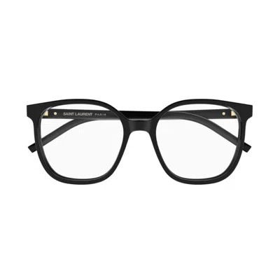 Saint Laurent Sl M155001-black-black-transparent In Black