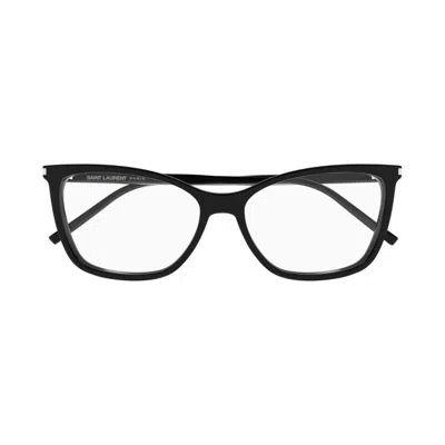 Saint Laurent Sl 834001-black-black-transparent In Black