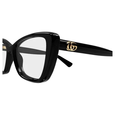 Gucci Geometric Frame Plain Mirror In Black