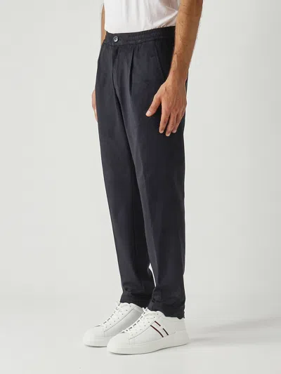 Herno Pantaloni Trousers In Blue