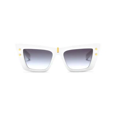 Balmain Full Frame Sunglasses In Blue